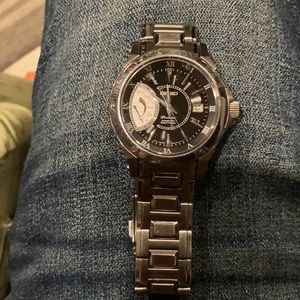 Seiko Premier kinetic direct drive watch